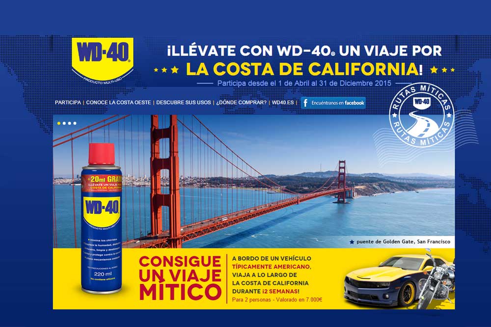 Gana un viaje en moto por California con WD-40