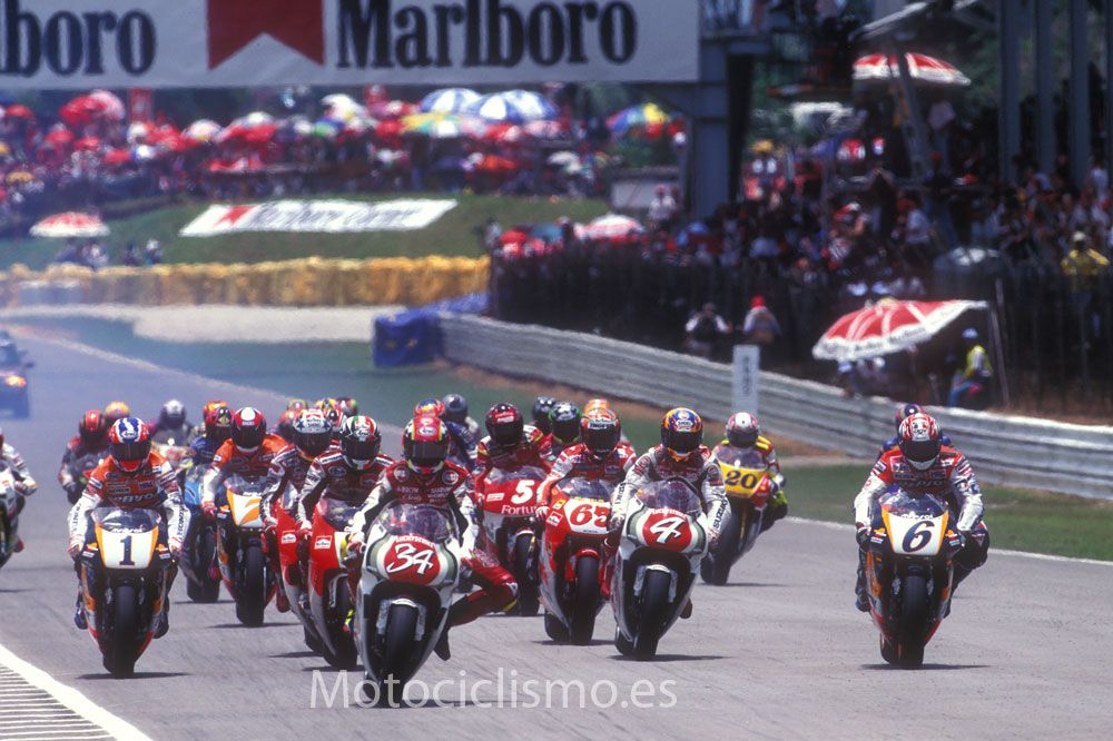 La pelea por los patrocinadores en el Mundial de 500 y MotoGP