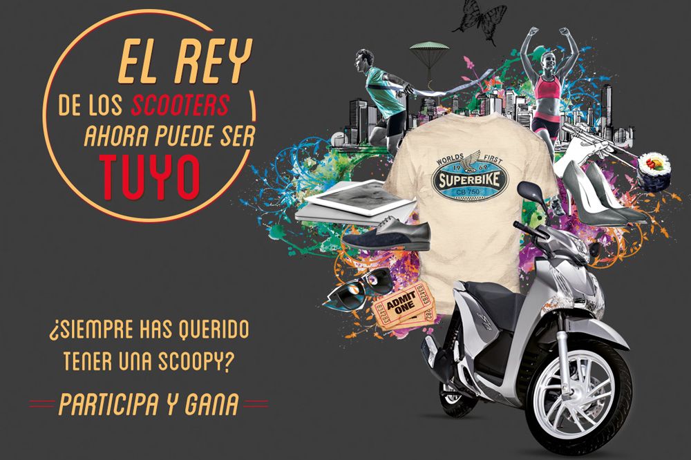 Gana un Honda Scooter Scoopy SH125i