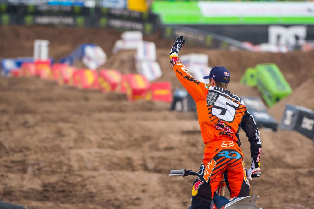 Dungey cierra la temporada con un triunfo en Las Vegas