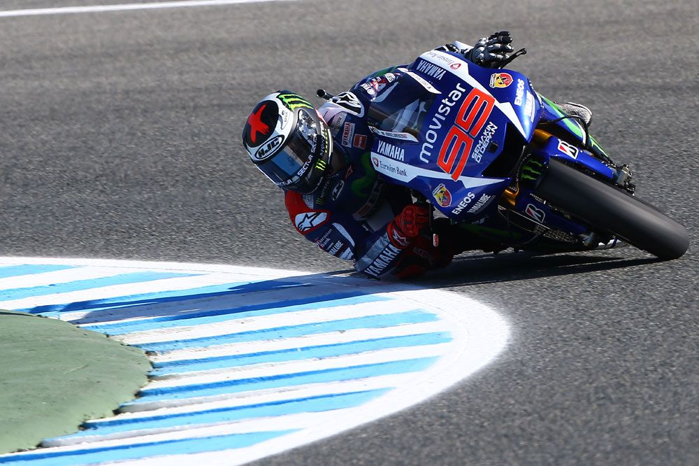 Jorge Lorenzo líder en el test de Jerez