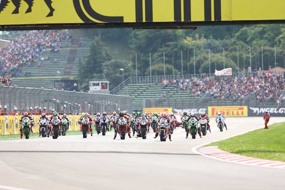 Horarios del Mundial de SBK en Ímola