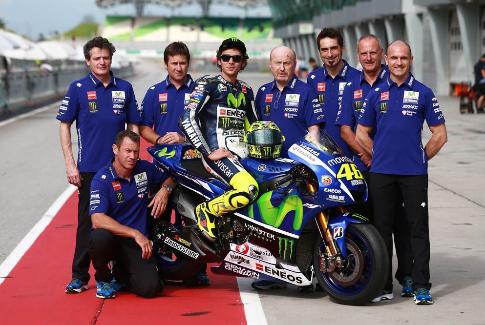 Los hombres de Valentino Rossi