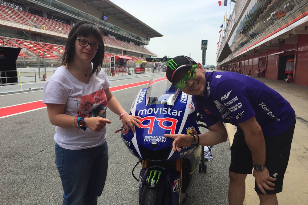 Jorge Lorenzo y Anna Vives juntos de nuevo en Montmeló