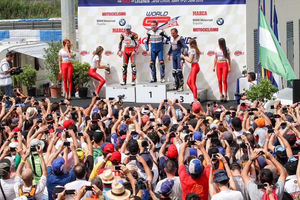 Fiesta en Jerez con el World Bike GP Legends