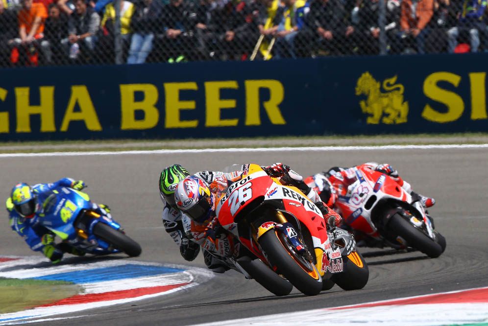 Dani Pedrosa: En la caída del warm up se dañó la moto y me corté un dedo