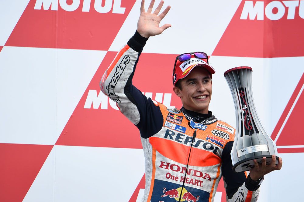 Marc Márquez: Es cierto que ha habido contacto pero Valentino ya sabía que yo esta allí.