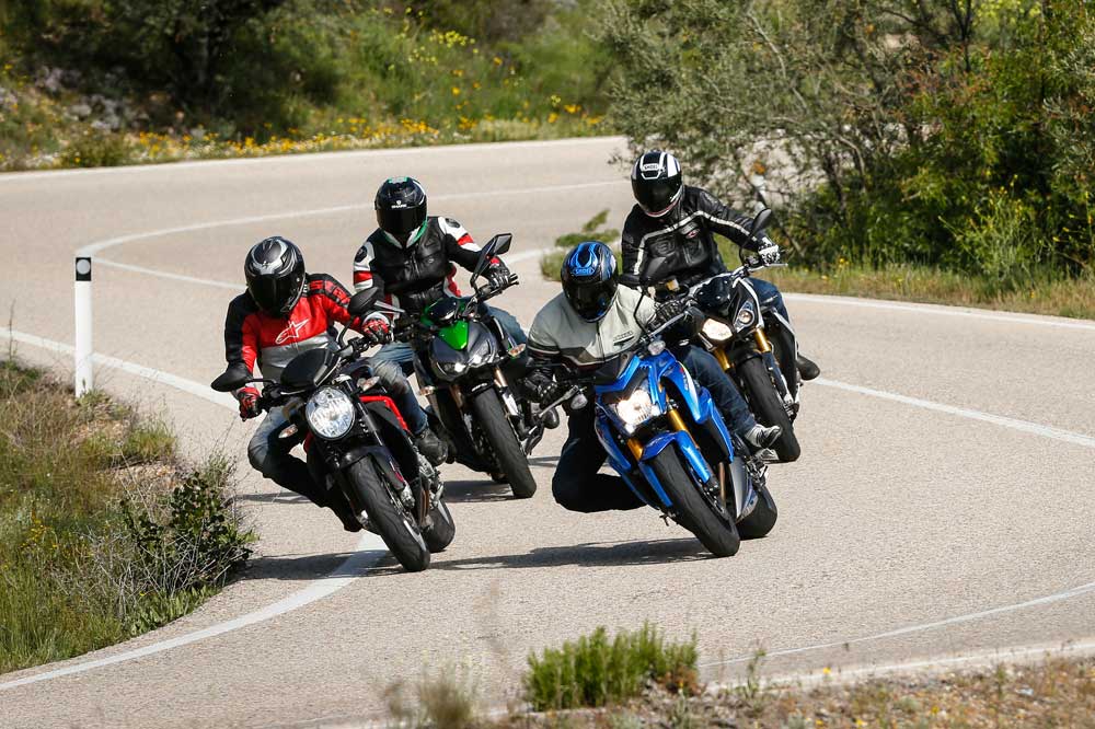Comparativa naked 1000: BMW, Kawasaki, MV Agusta y Suzuki