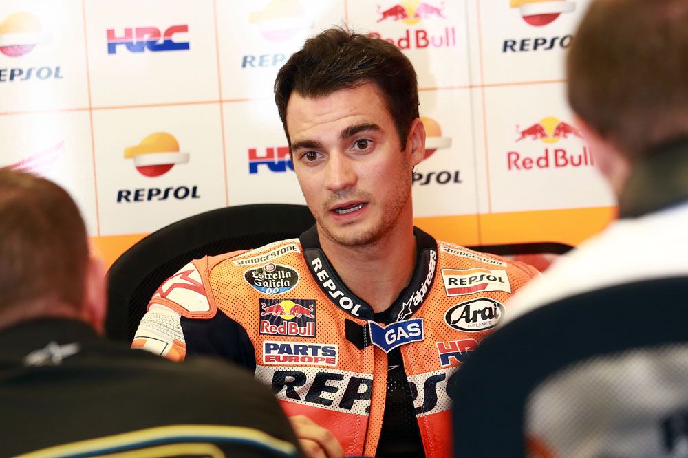 Dani Pedrosa: En la radiografía no hay nada roto pero me duele mucho mover el pie