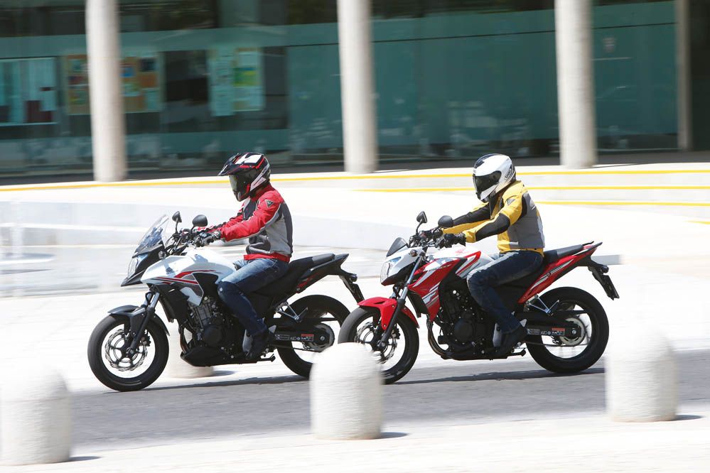 Comparativa: Honda CB500F-CB500X ABS