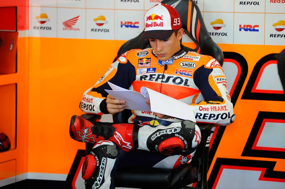 Márquez: Cinco caídas en una temporada son demasiadas, hay que aprender de los errores