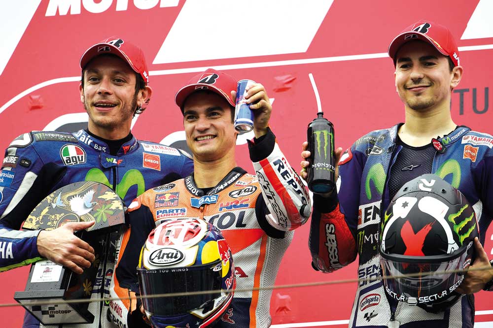 Pedrosa: Reconozco que cuando vi la lluvia me alegré un poco