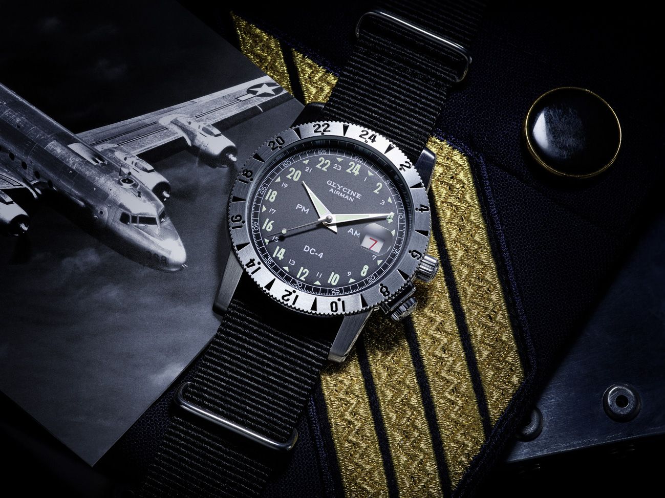 Glycine presenta el reloj Airman DC-4