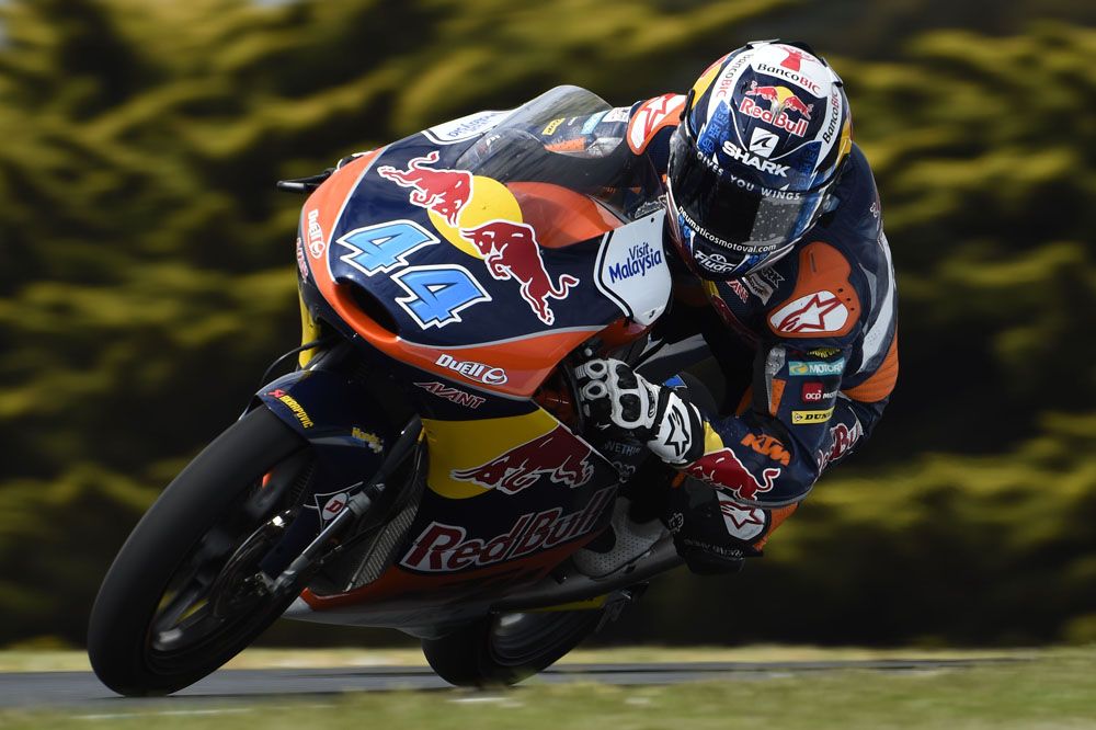 Miguel Oliveira ganó el GP de Australia de Moto3 en 2015.