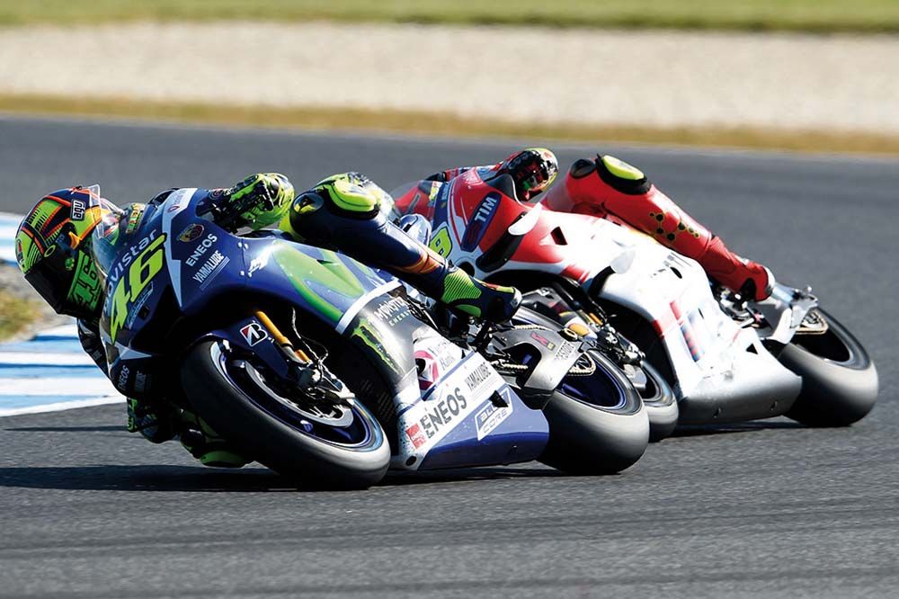 Valentino Rossi: La Yamaha tiene el punto débil en la velocidad punta