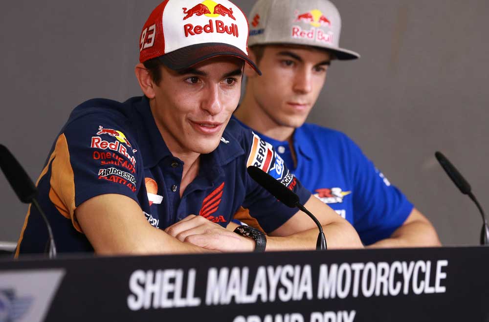 Marc Márquez: El show es en la pista, fuera no quiero estar en la batalla de Lorenzo y Rossi
