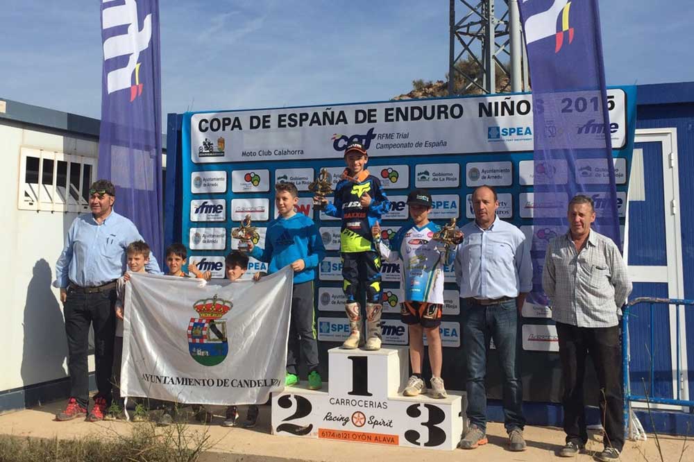 Arnedo acogió la segunda prueba del Nacional de Enduro de niños