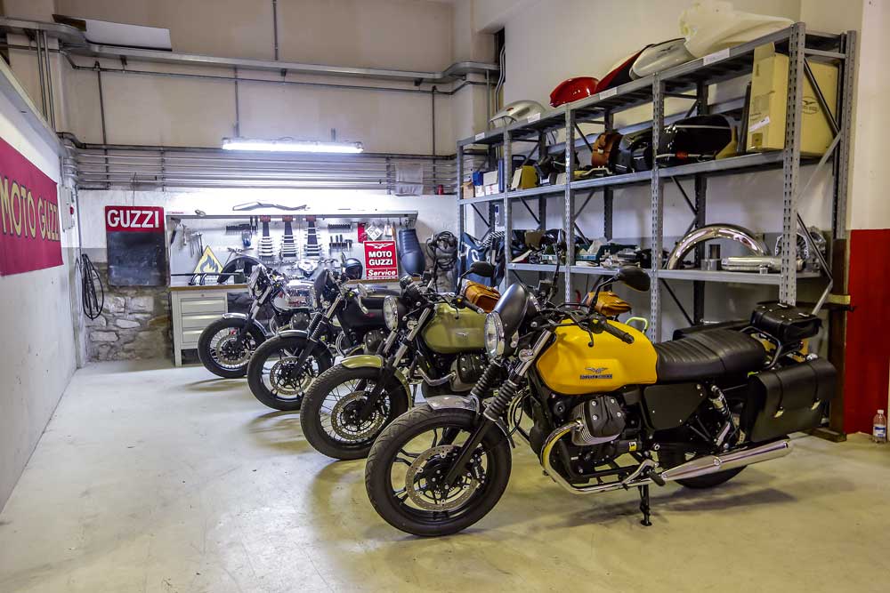 Presentación Moto Guzzi Garage