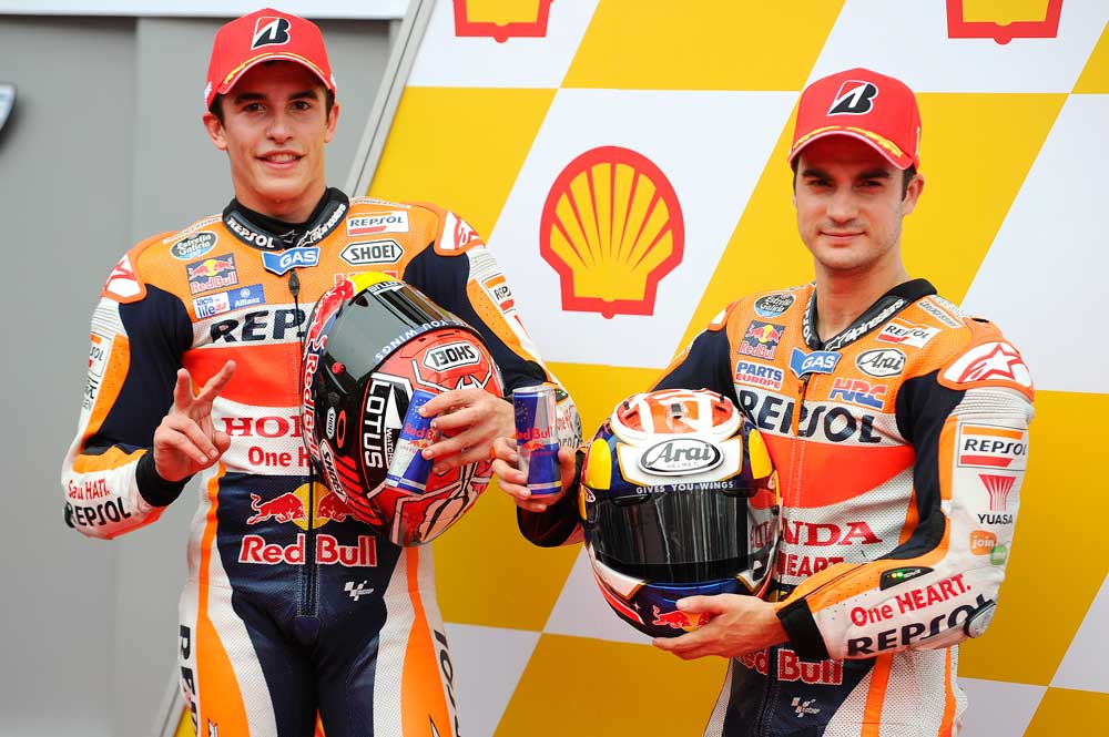 Primeras declaraciones de Márquez y Pedrosa antes del GP de Valencia