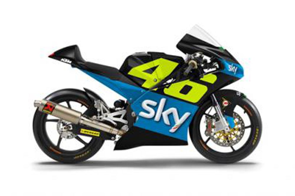 El equipo Sky VR46 correrá con un diseño especial en Valencia