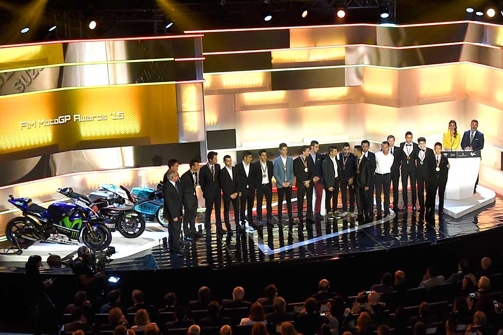 Los campeones, galardonados en la Gala de los FIM Awards