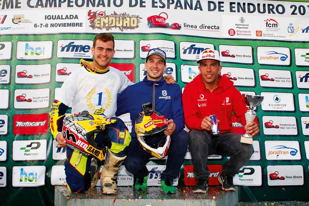 Jaume Betriu y Lorenzo Santolino, Campeones de España de Enduro