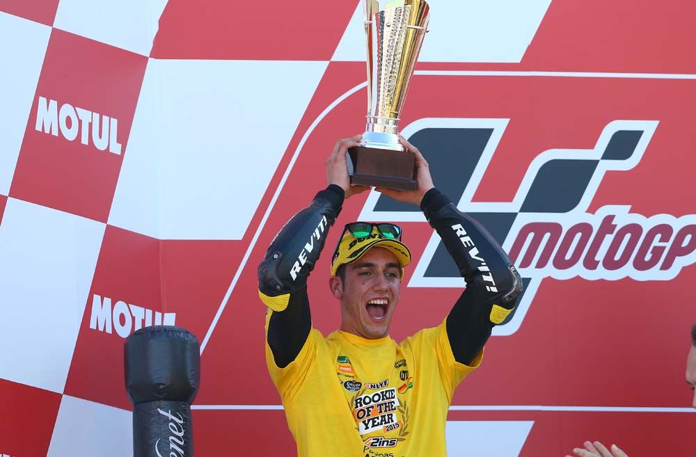 Los rookies del año: Viñales, Rins y Navarro.