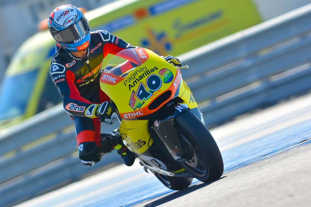 Alex Rins encabeza la tabla de tiempos en Jerez