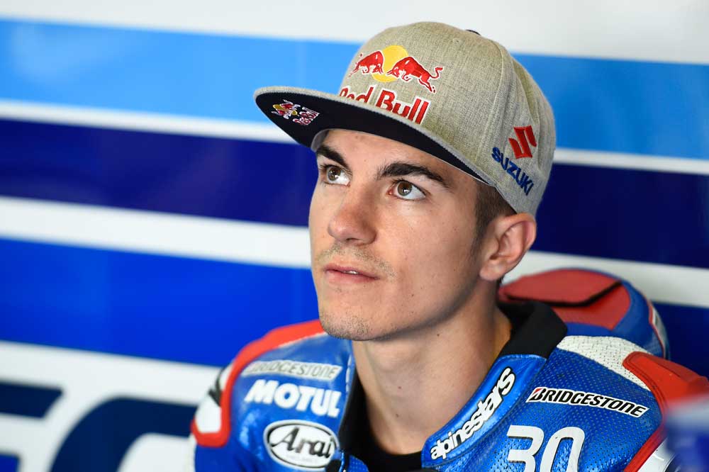 Maverick Viñales, satisfecho tras el test privado con Suzuki