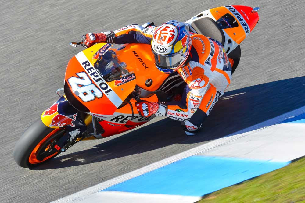 Márquez y Pedrosa continúan la adaptación a los Michelin y la electrónica