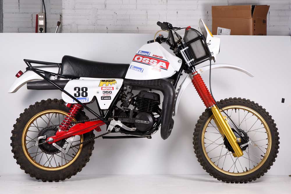 Moto clásica: OSSA Desert 350 Dakar 1982