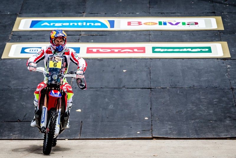 Joan Barreda, primer líder del Dakar 2016