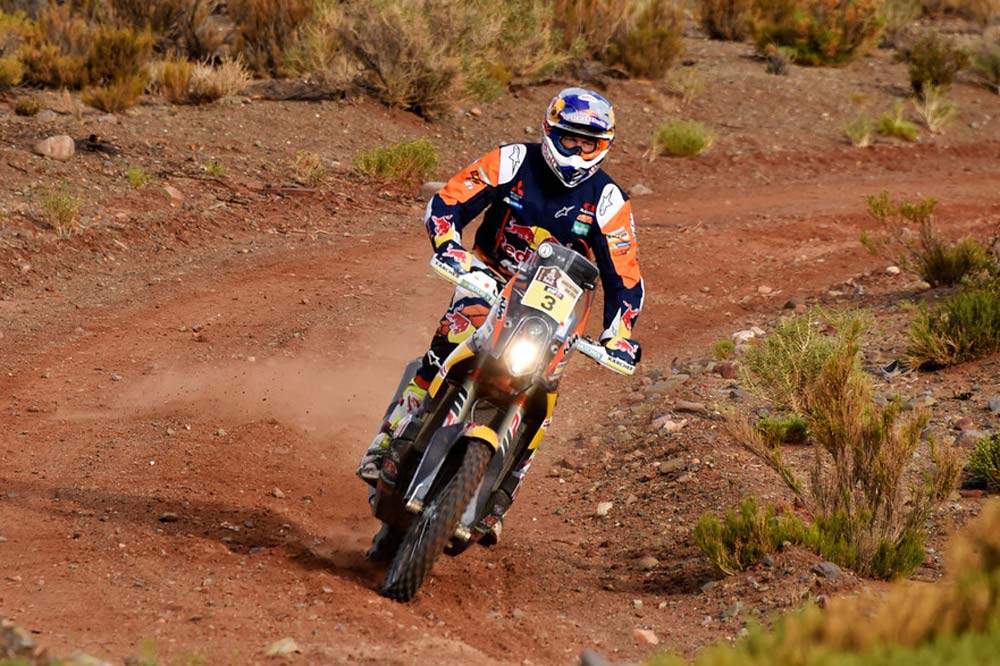 Dakar 2016: Toby Price ya tiene dos victorias, KTM y Honda igualan sus triunfos