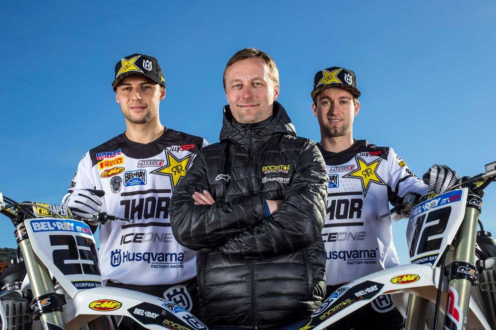 Husqvarna presenta la imagen oficial de su equipo de motocross