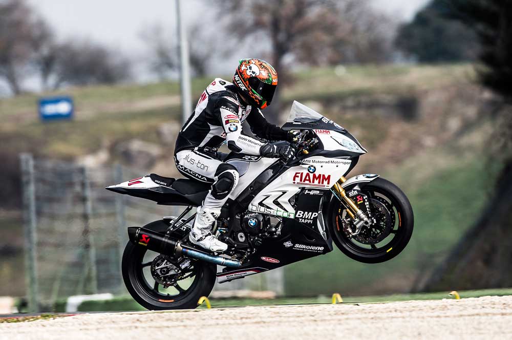 El Althea BMW Racing de SBK concluye el primer test del año