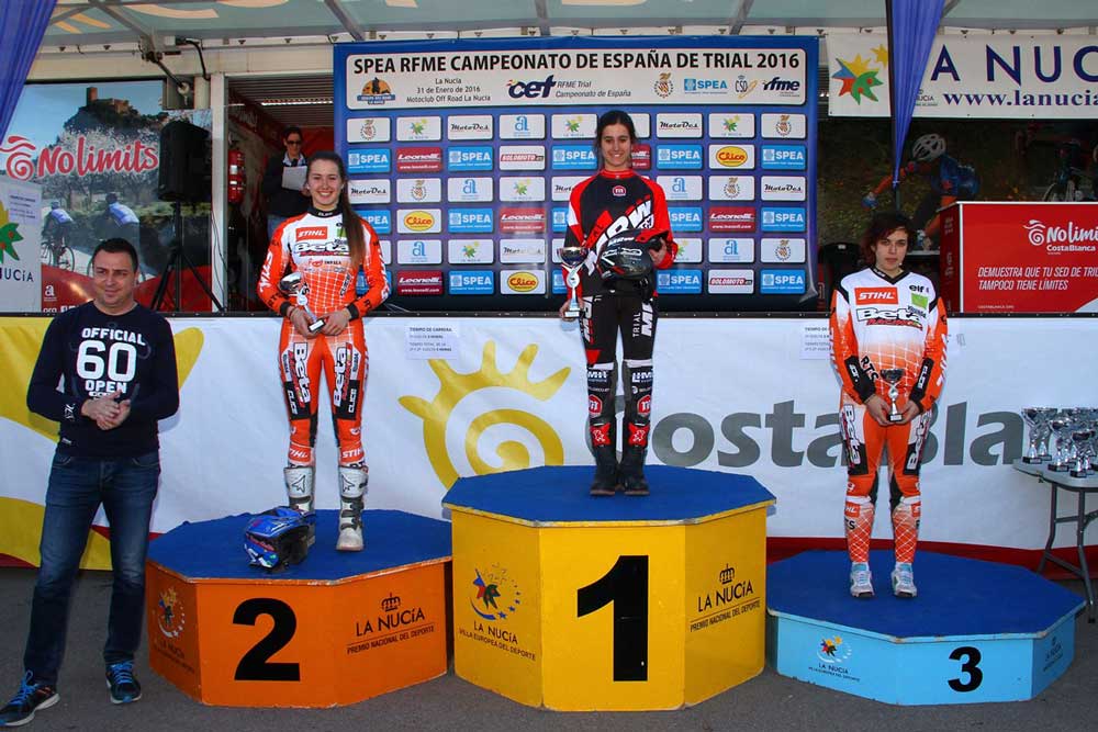 Buena participación de las féminas de Trial en la 1ª del Nacional Buena participación de las féminas de Trial en la 1ª del Nacional