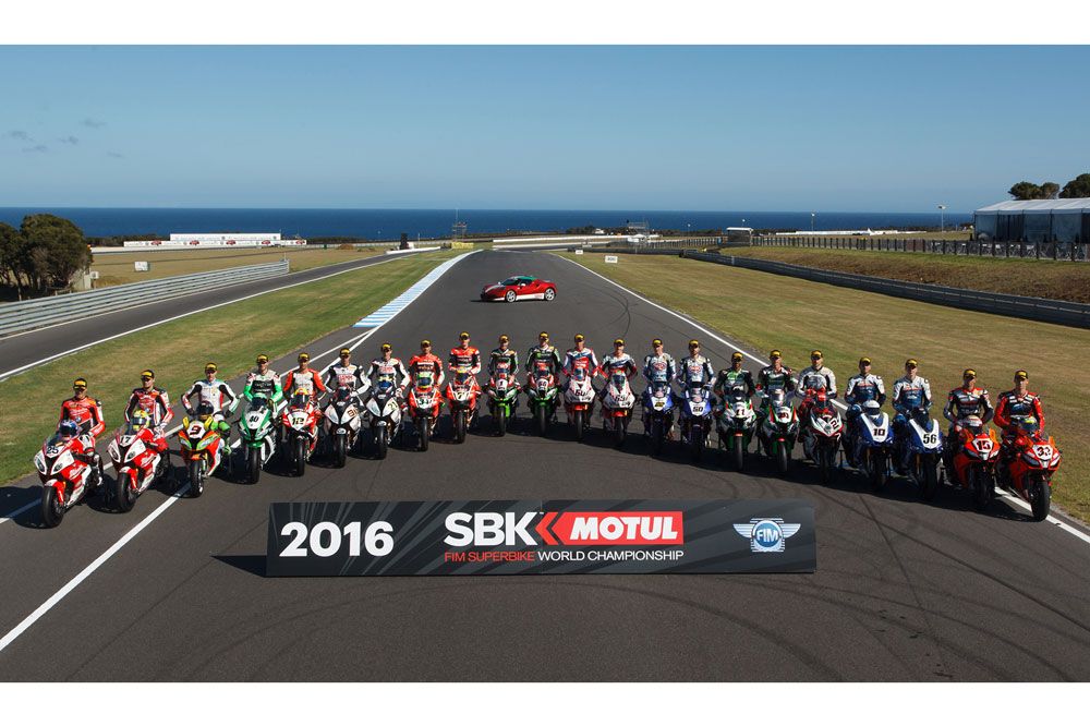 Equipos y pilotos de Superbike 2016: lista oficial