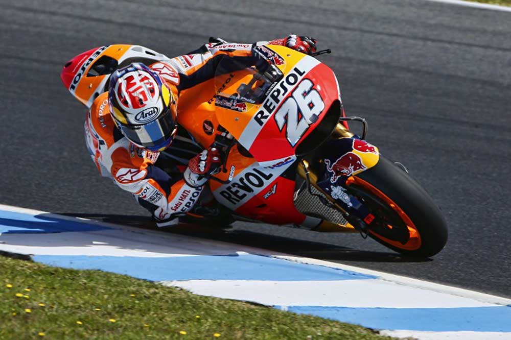 Dani Pedrosa: Cuando he intentado frenar más fuerte, me he caído