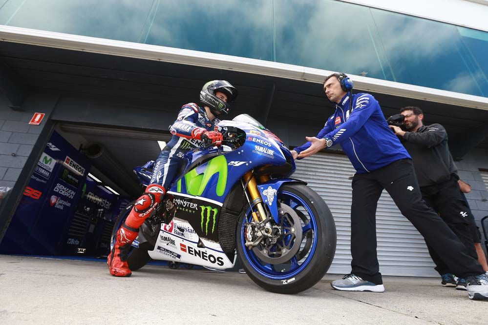 El equipo Movistar Yamaha, contento con el resultado de sus pilotos en el segundo día de test