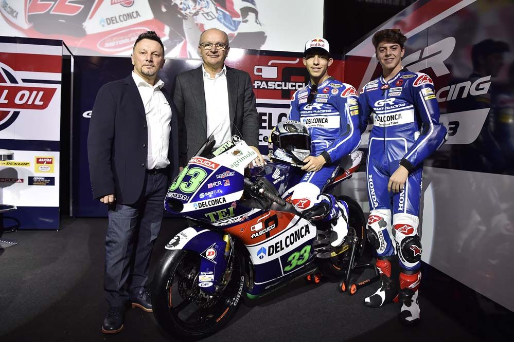 El Gresini Racing presenta su equipo de Moto3