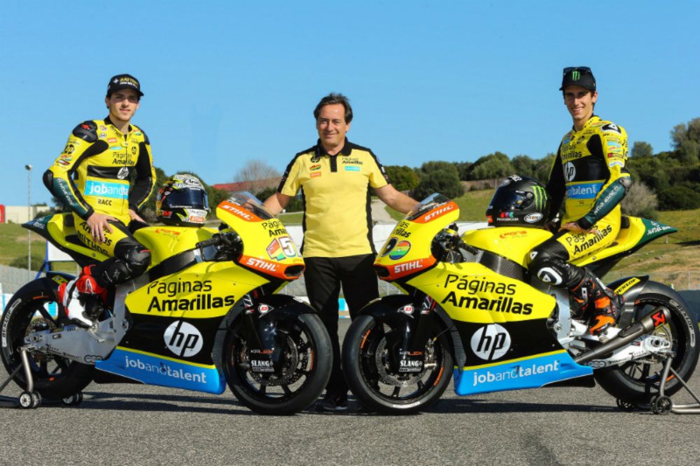 El Páginas Amarillas HP 40 presenta su equipo de Moto2
