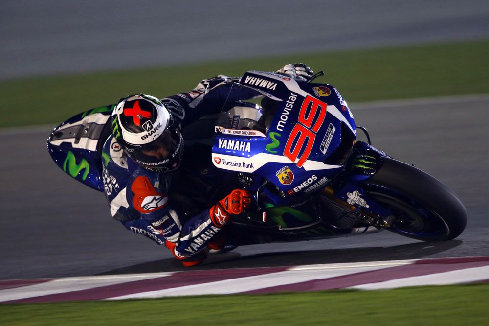 Jorge Lorenzo lidera el primer día de test en Qatar