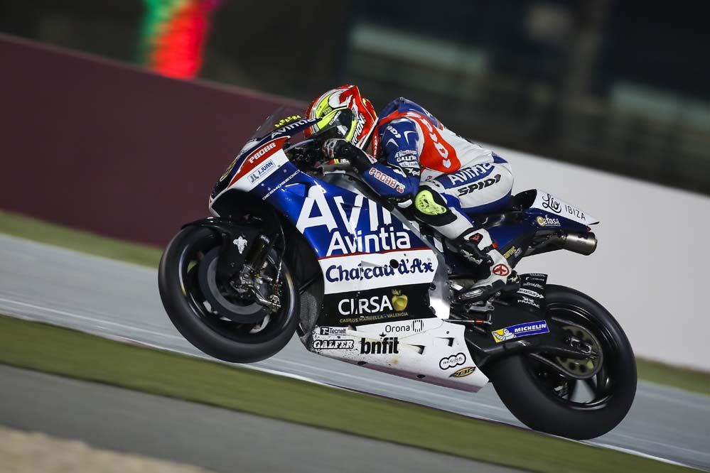 Hector Barberá termina quinto en el segundo día de test en Qatar