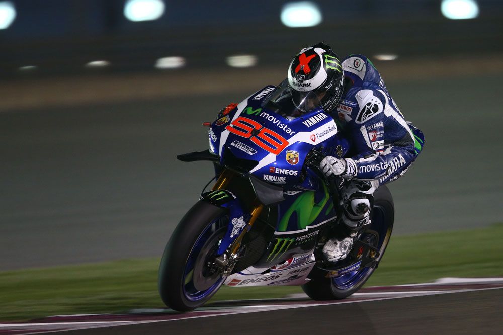 Jorge Lorenzo, el más fuerte en los test de Qatar