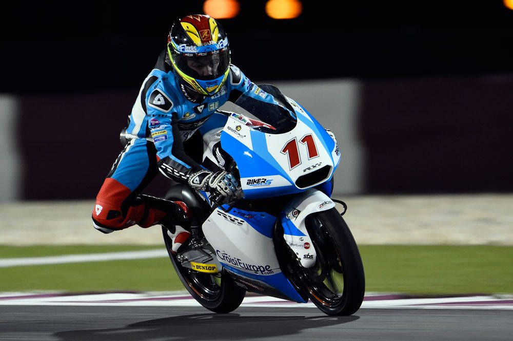 Livio Loi se estrena con el mejor tiempo del primer libre de Moto3