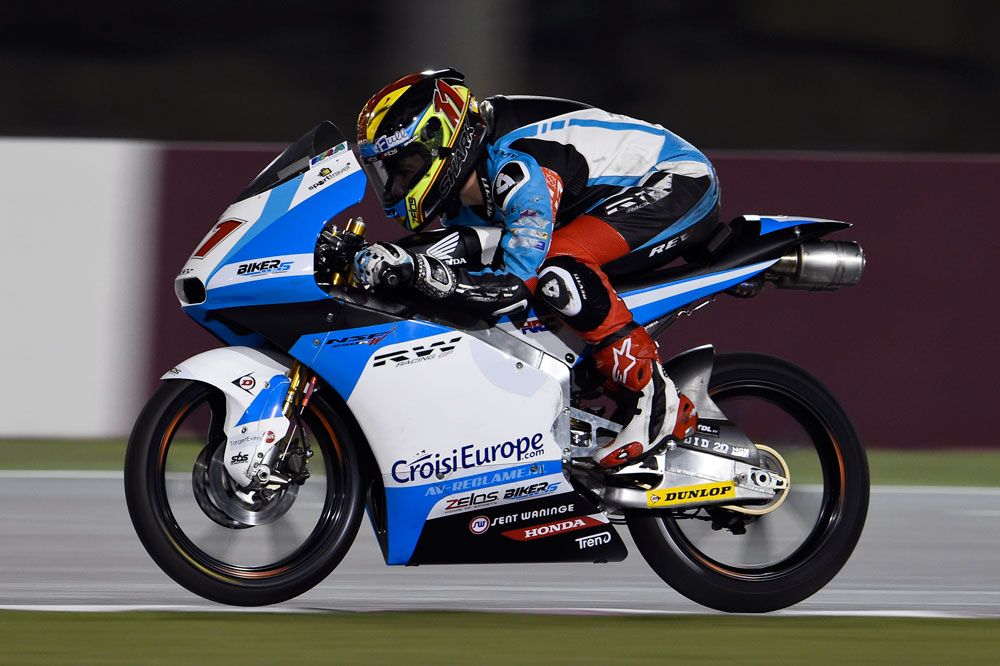 Livio Loi y su mejor jueves en Moto3