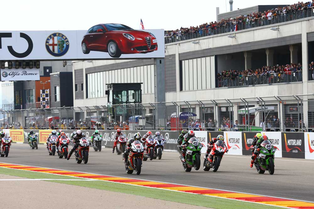 Horarios del Mundial de Superbike en Aragón