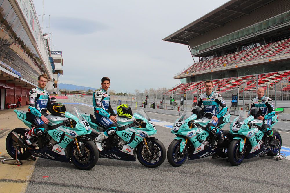 El Leopard Yamaha Stratos presenta su equipo para el FIM CEV SBK 2016