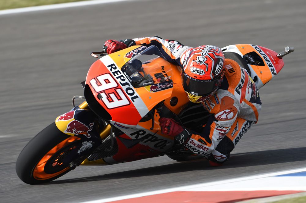 Márquez, Pedrosa y Viñales marcan el ritmo en Termas de Río Hondo