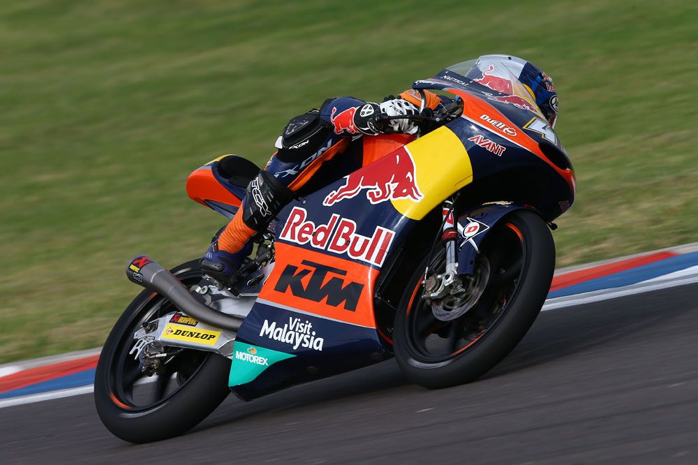 Brad Binder se estrena en Argentina, con Navarro en primera fila